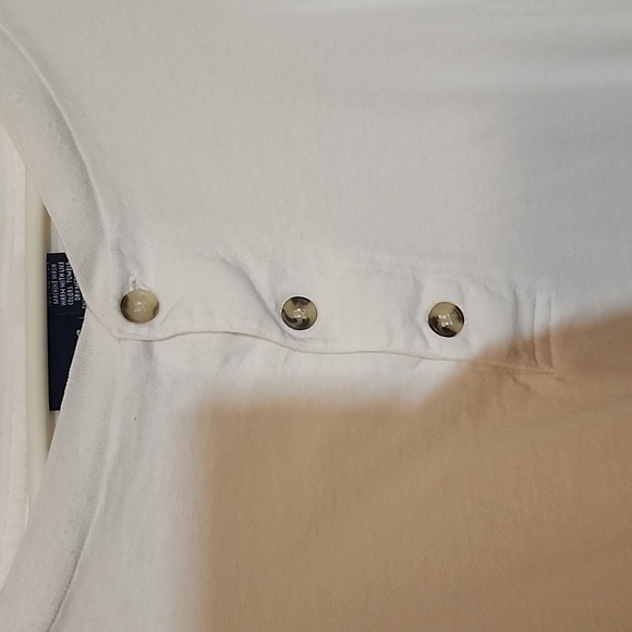 2xl long sleeve white henley - Picture 3 of 5